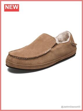 Women's Leather Slippers with Shearling Lining Foldable Heel